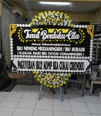 Papan Bunga di Pasirhalang Cisarua